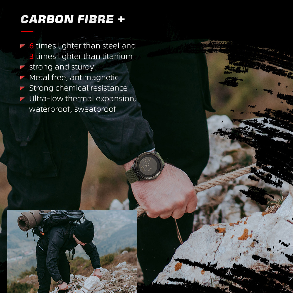 Men's Digital Watch Sports Sup - огляд і ціна Altimeter Compass Watch