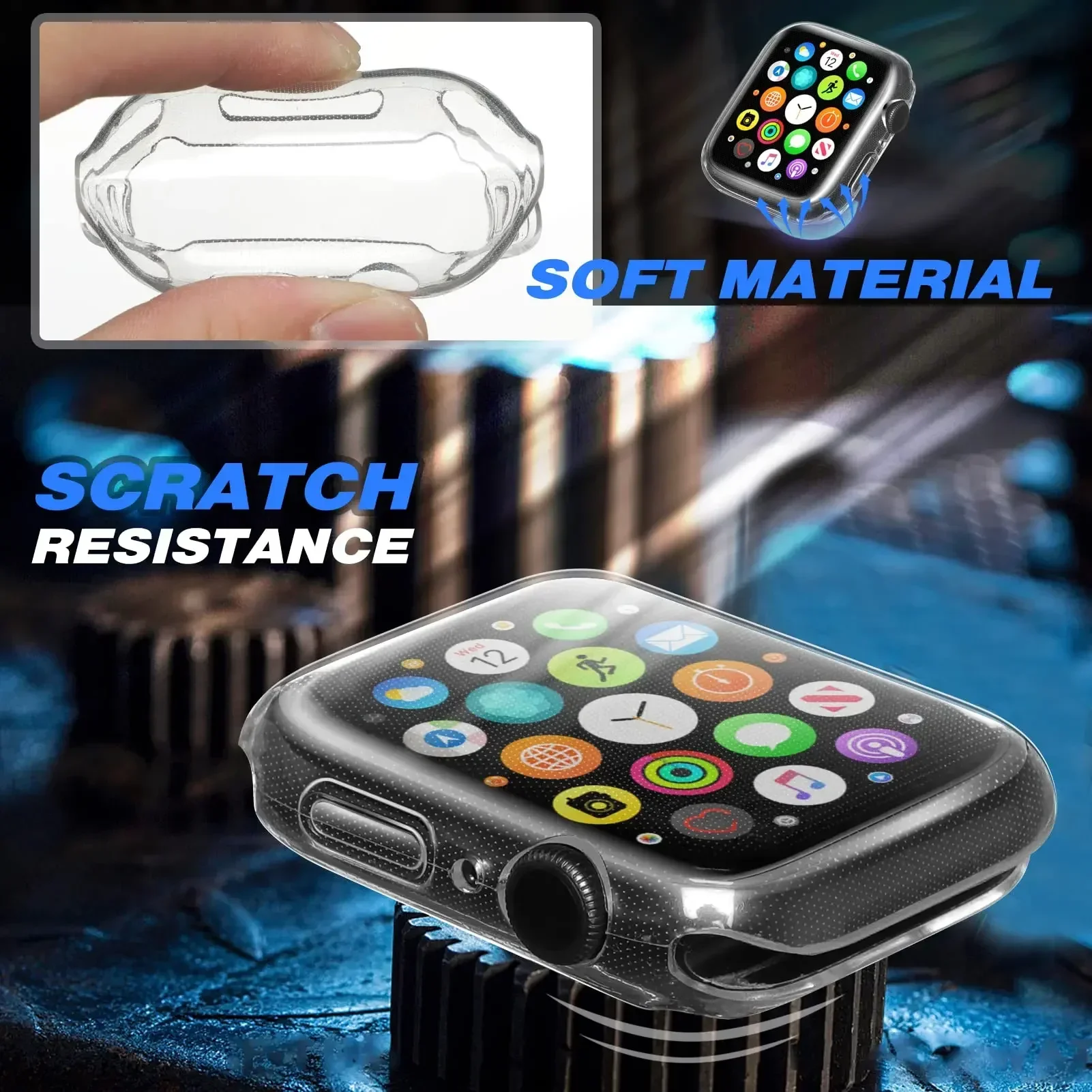 Cover For Apple Watch Case 44m - огляд і ціна Smartwatch Watches For Girls