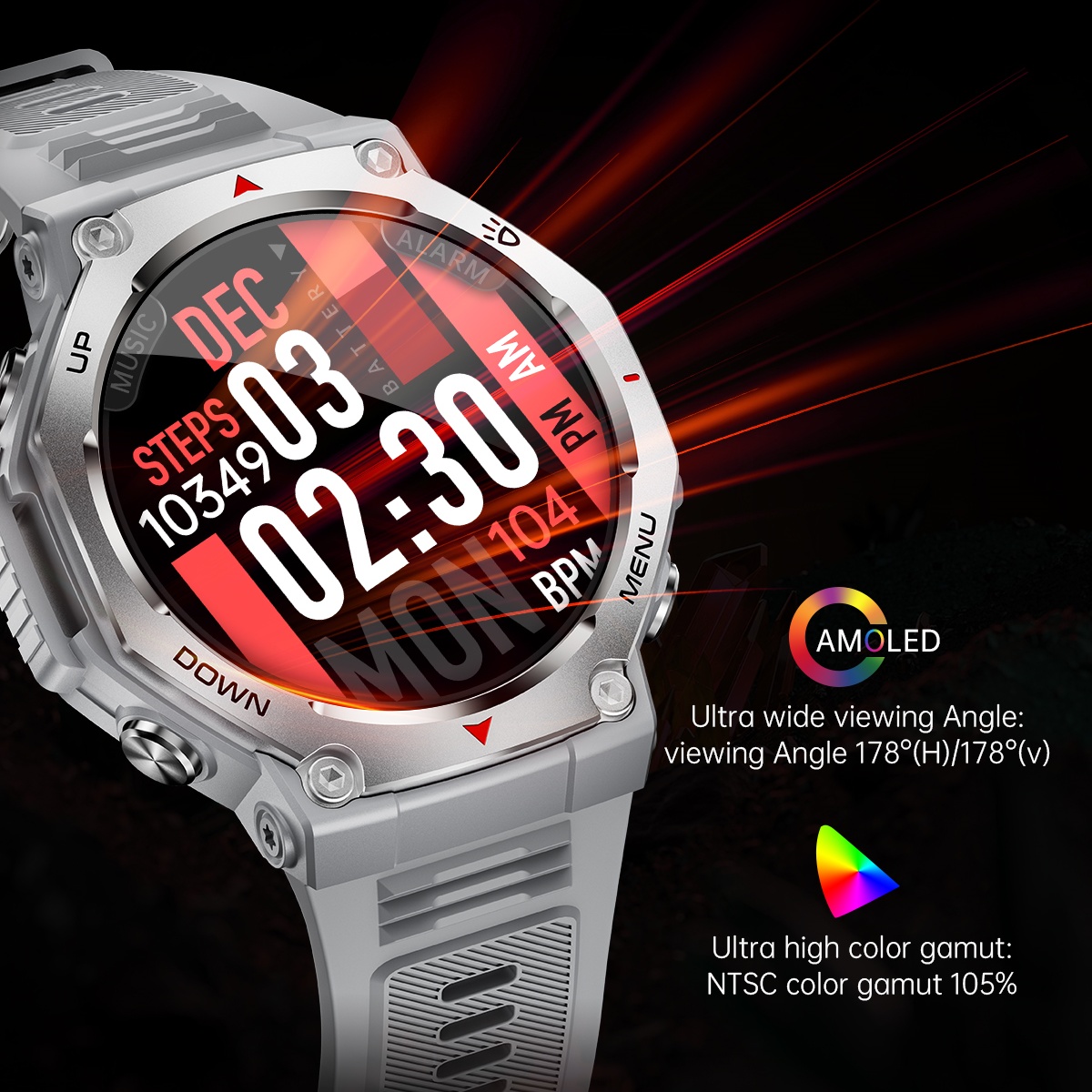For Android IOS New AMOLED Sma - огляд і ціна Watch Vs Smartwatch