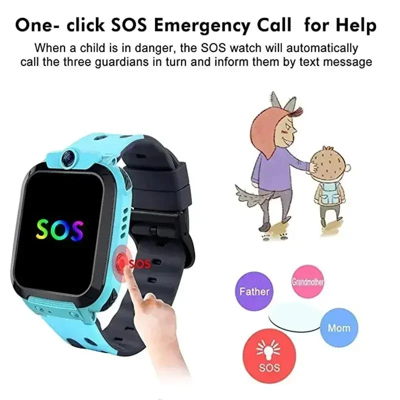 Lenovo Waterproof Smart Watch  - огляд і ціна Smartwatch Watches For Kids With Gps