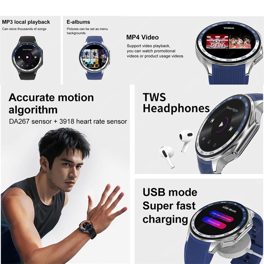 1.43 AMOLED Smart Watch 3D Sur - огляд і ціна Timex Watches Smartwatch
