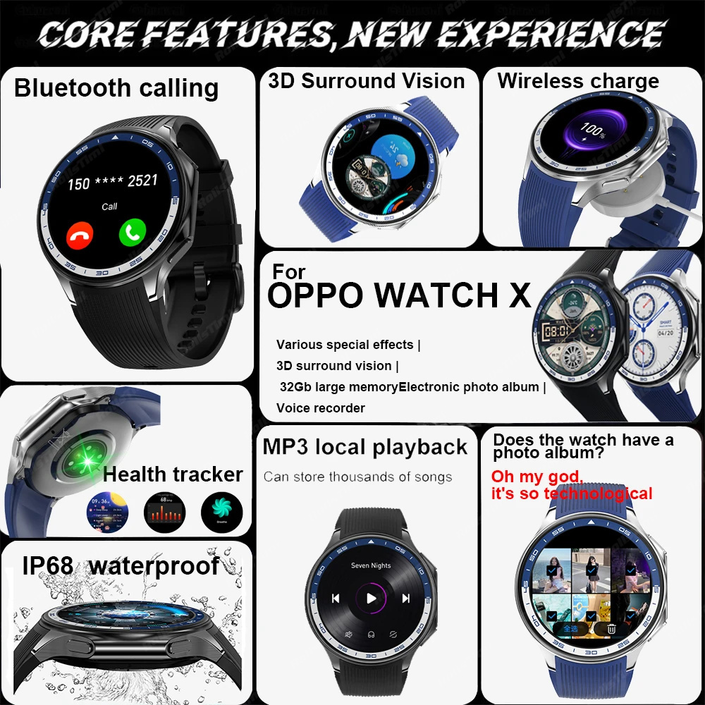 1.43 AMOLED Smart Watch 3D Sur - огляд і ціна Timex Watches Smartwatch