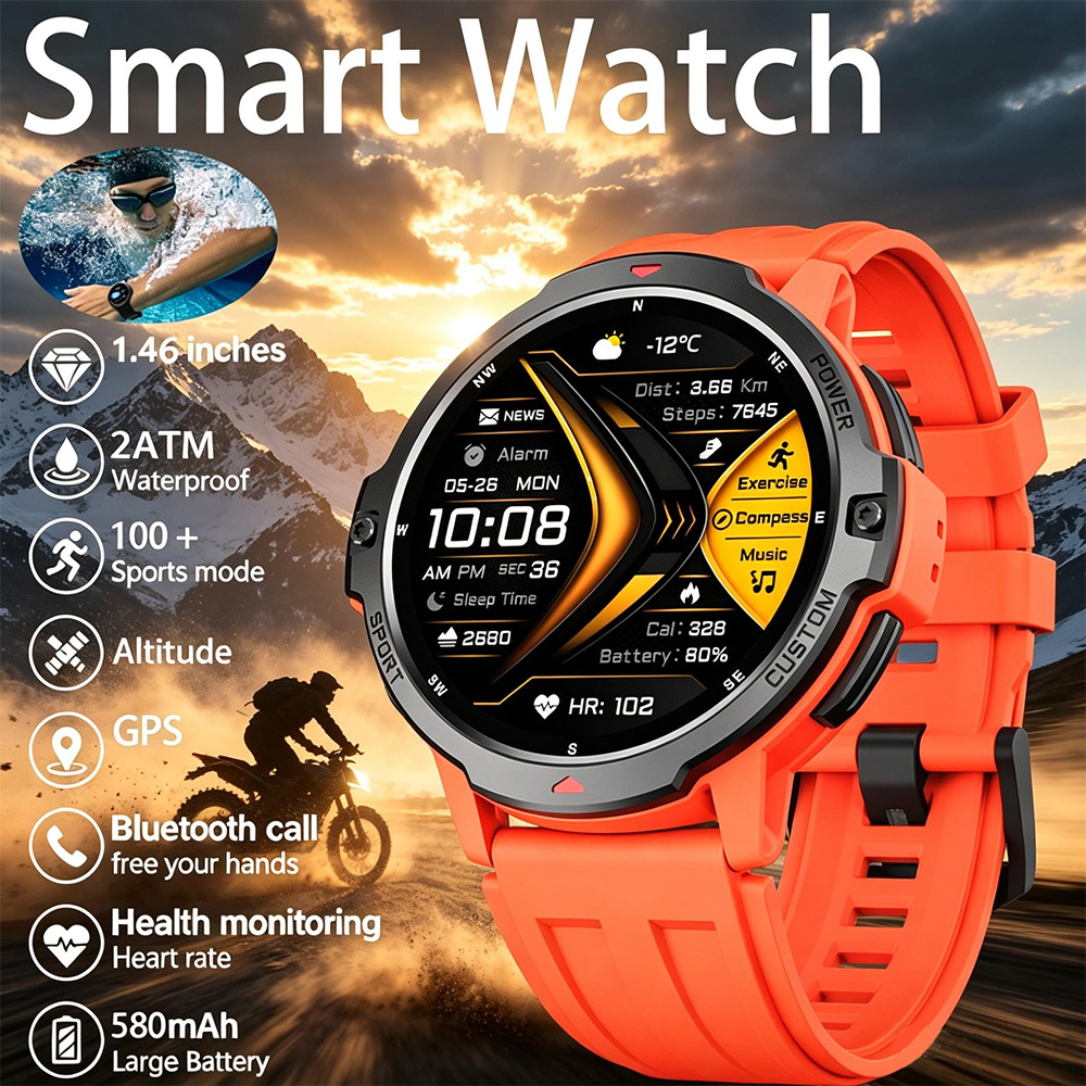 NEW 6-Axis Gyroscope Military  - огляд і ціна Timex Watches Smartwatch