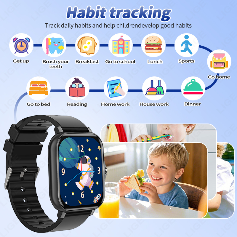 LIGE 2025 Audiobook Children S - огляд і ціна Smartwatch Digital Watches For Kid Girl