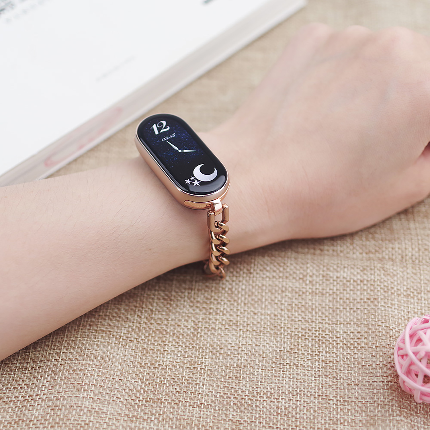 For Mi band 11 Strap Chain Wri - огляд і ціна Watches Ladies Smartwatch