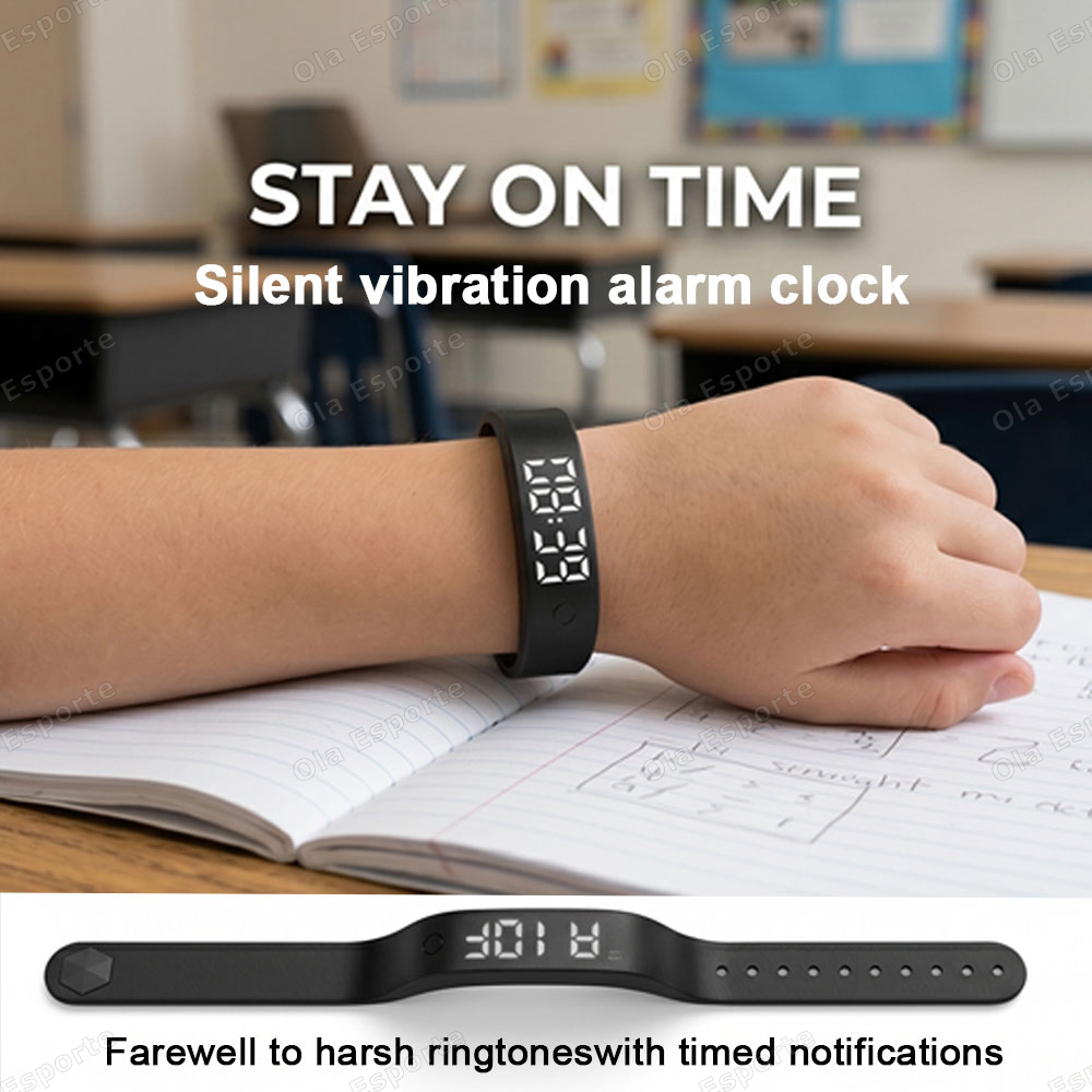 Vibrating Alarm Clock Watch He - огляд і ціна Smartwatch Watches For Girls