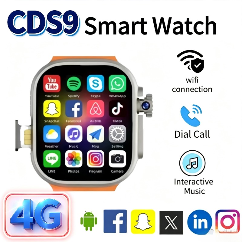 4G CDS9 Android Smartwatch – R - огляд і ціна Smartwatch Watches For Women With Gps
