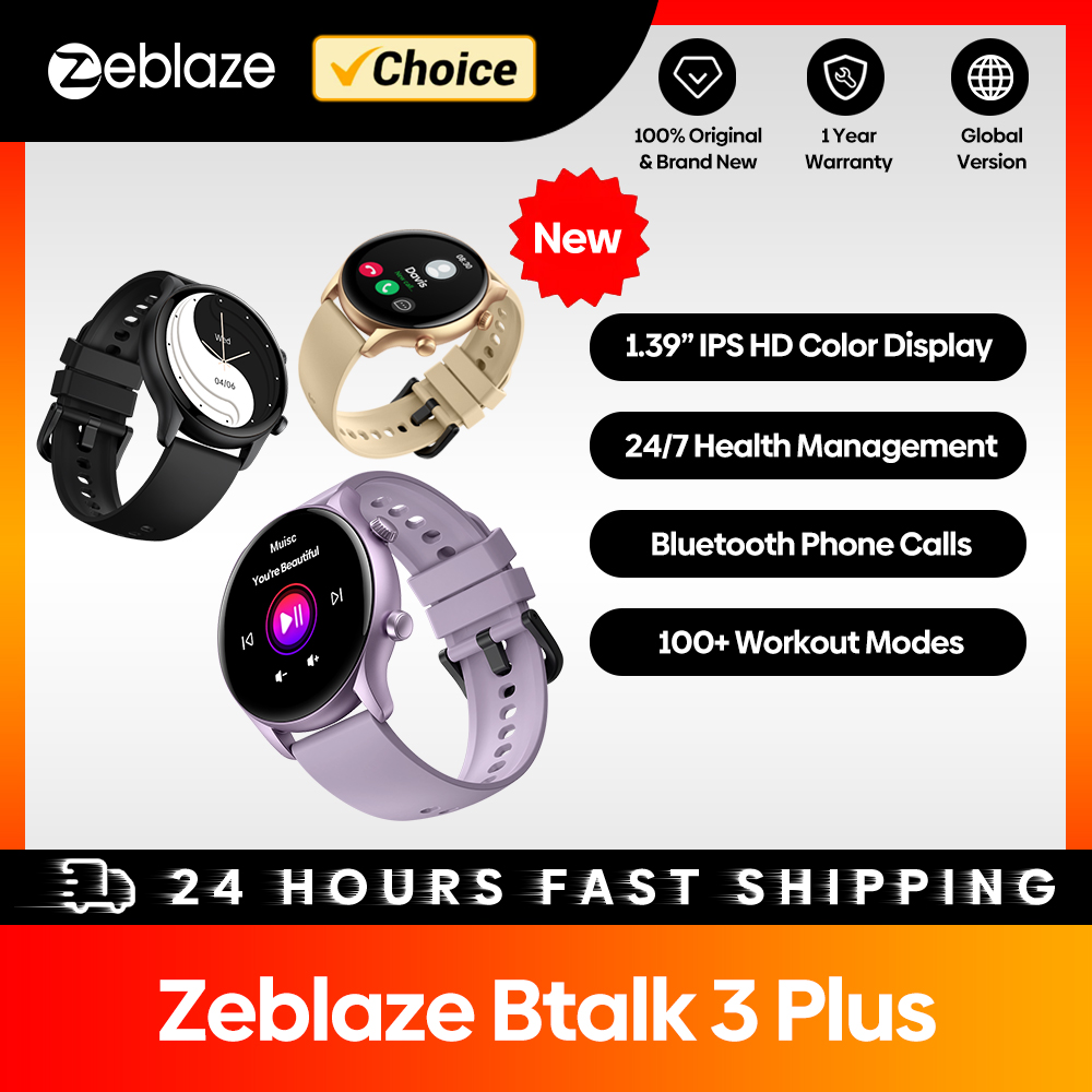 New Zeblaze Btalk 3 Plus Voice - огляд і ціна Watches Ladies Smartwatch