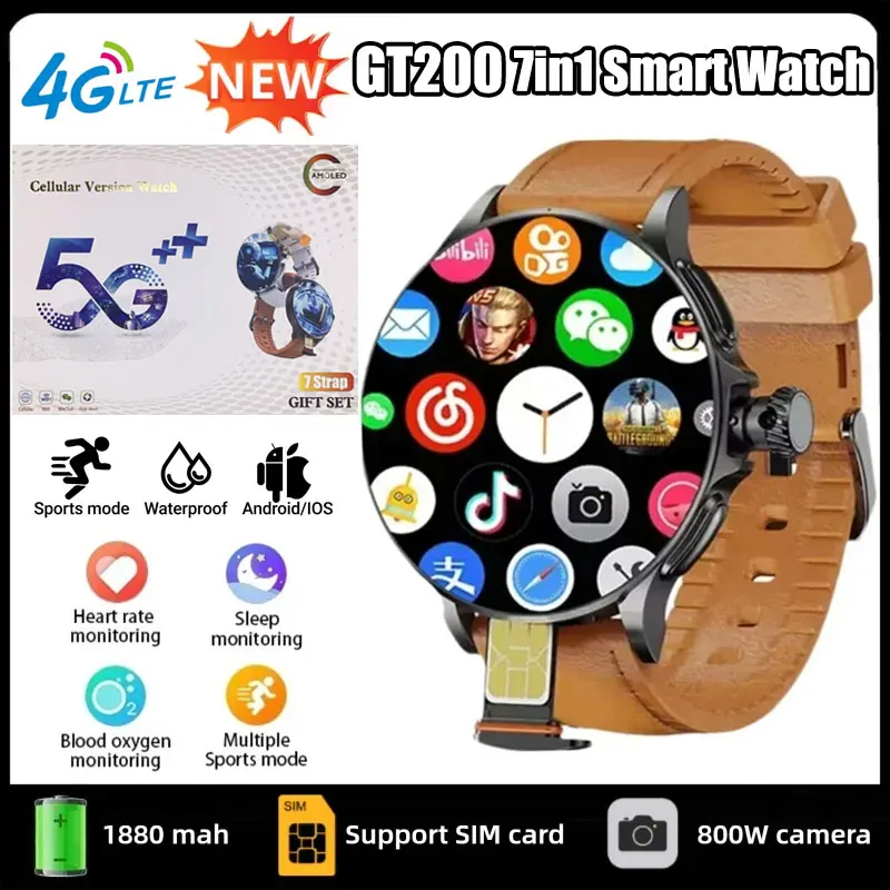 GT200 5G Smart Watch 1.95 Inch - огляд і ціна Smartwatch Watches For Women With Gps