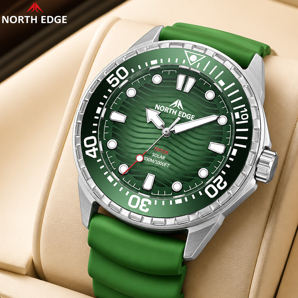 NORTH EDGE TRITON Solar Dive W - огляд і ціна Altimeter Compass Watch