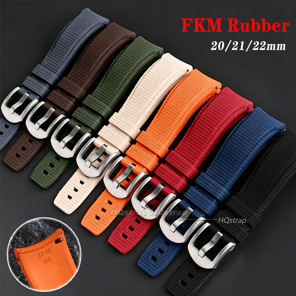 FKM Rubber Watch Strap 20mm 21 - огляд і ціна Watches Rolex Smartwatch